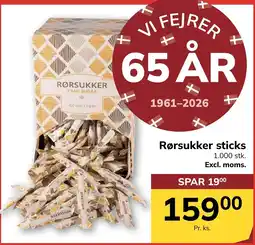Dagrofa S-Engros Rørsukker sticks tilbud