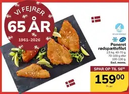 Dagrofa S-Engros Polar Seafood paneret rødspættefilet tilbud