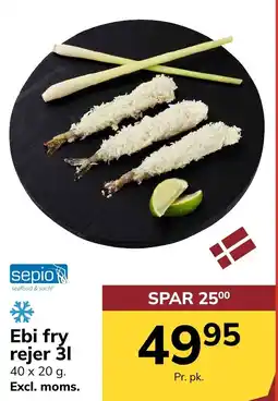 Dagrofa S-Engros Sepio Ebi fry rejer tilbud