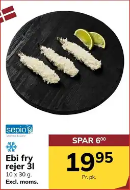 Dagrofa S-Engros Sepio Ebi fry rejer 3l tilbud
