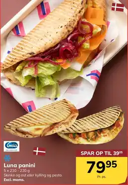 Dagrofa S-Engros Geia Luna panini tilbud