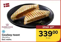 Dagrofa S-Engros Danish Crown Cowboy-toast tilbud