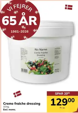 Dagrofa S-Engros No Name creme fraiche dressing tilbud