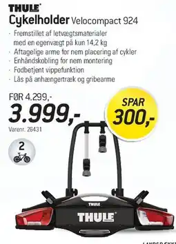 Thansen Thule Cykelholder Velocompact 924 tilbud