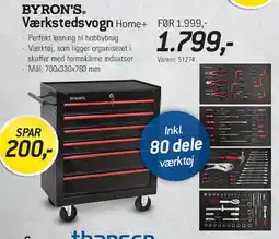 Thansen BYRON'S Værkstedsvogn Home+ tilbud