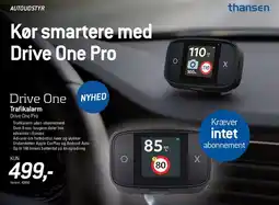 Thansen Drive One Pro Trafikalarm tilbud