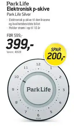 Thansen Park Life Elektronisk p-skive tilbud