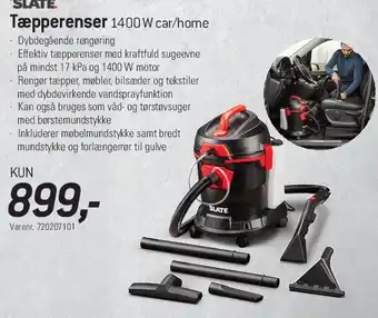 Tæpperenser 1400 W (car/home)