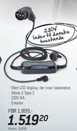 Thansen INFERNO Power ladeboks med LCD (5 m) tilbud