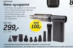 Thansen optimize Blæse- og sugepistol tilbud
