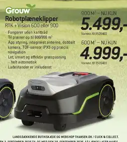 Thansen Grouw Robotplæneklipper tilbud