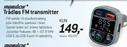 Thansen Trådløs FM transmitter tilbud