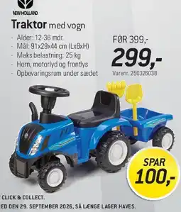 Thansen Traktor med vogn tilbud