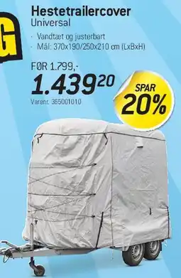 Thansen Hestetrailercover Universal tilbud