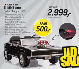 Thansen El-bil til børn Dodge Charger 1970 tilbud