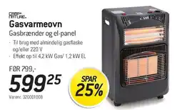 Thansen Gasvarmeovn - gasbrænder og el-panel tilbud