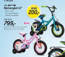 Thansen X-ZITE Børnecykel 12 tilbud