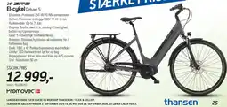 Thansen X-ZITE El-cykel Deluxe 5 tilbud
