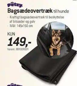Thansen Bagsædeovertræk til hunde tilbud