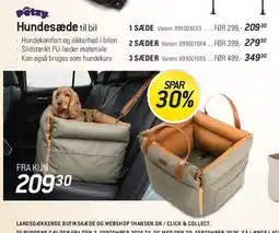 Thansen Hundesæde til bil tilbud