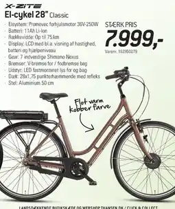 Thansen X-ZITE El-cykel 28 Comfort tilbud