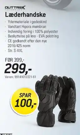 Thansen Læderhandske tilbud
