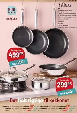 Kop & Kande hâws PRO cookware (stegepande & kasserolle) tilbud