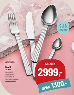 Kop & Kande Bestik (48 dele) tilbud