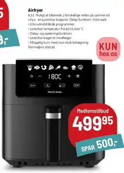 Kop & Kande Airfryer (6.5 L) tilbud