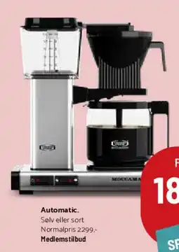 Kop & Kande Moccamaster Kaffemaskine (Automatic) tilbud