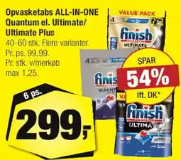 Calle Finish Opvasketabs ALL‑IN‑ONE tilbud