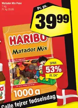 Calle Haribo Matador Mix (1 kg) tilbud