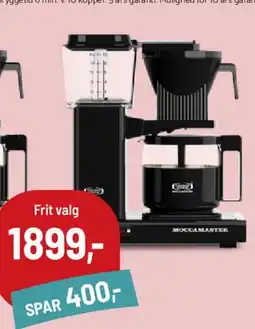 Kop & Kande Moccamaster Kaffemaskine (standard model) tilbud