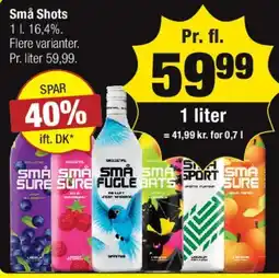 Calle Små Shots (drikke) tilbud