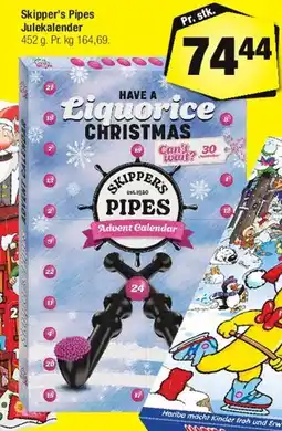 Calle Skipper's Pipes Advent Calendar (Liquorice Christmas) tilbud