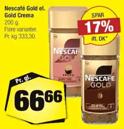 Calle Nescafé Gold (el. Gold Crema) tilbud