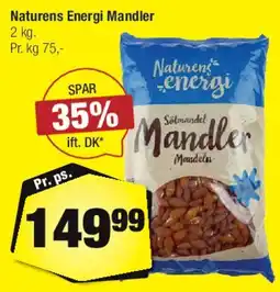 Calle Naturens Energi Mandler tilbud