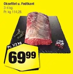 Calle Oksefilet u. Fedtkant tilbud