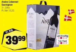 Calle Andes Cabernet Sauvignon tilbud