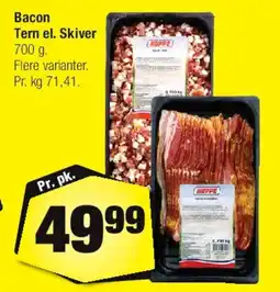Calle Bacon (tern eller skiver) tilbud