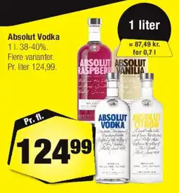 Calle Absolut Vodka tilbud