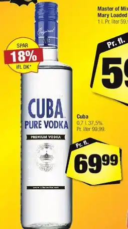 Calle Cuba Pure Vodka tilbud
