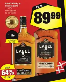 Calle Label 5 Whisky / Bourbon Barrel tilbud
