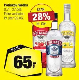 Calle Poliakov Vodka tilbud