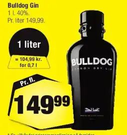 Calle Bulldog Gin tilbud