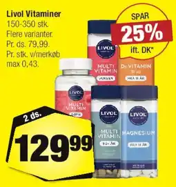 Calle Livol Vitaminer tilbud