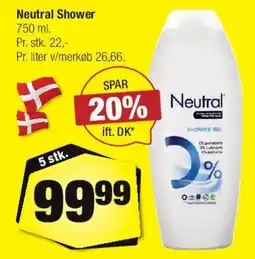 Calle Neutral Shower tilbud