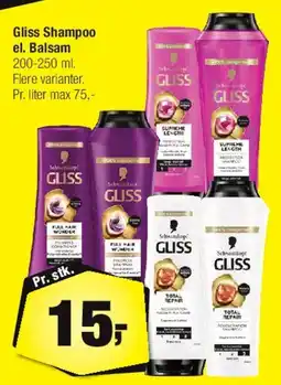 Calle Gliss Shampoo el. Balsam tilbud