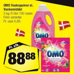 Calle OMO (vaskepulver / vaskemiddel) tilbud