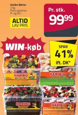 Fleggaard Haribo Bøtter tilbud